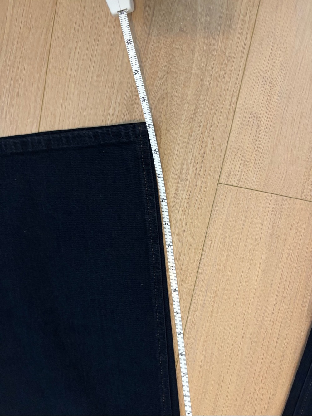PAIGE Dark Blue Wide Leg Jeans - Picture 9 of 9